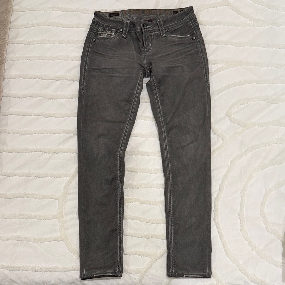 Rock Revival Dark Gray Women's Skinny Jeans